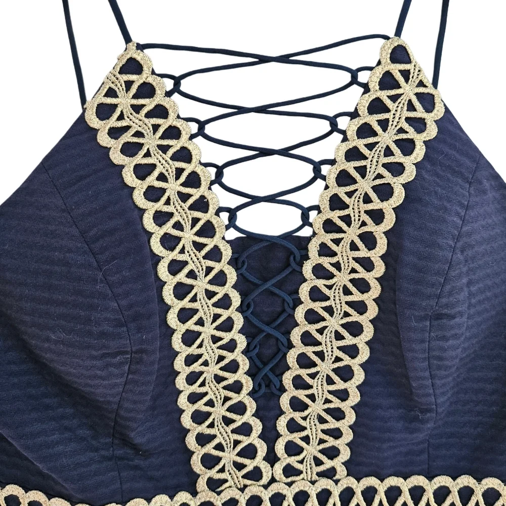 LILLY PULITZER Trista Shift Dress in True Navy - Picture 6 of 13